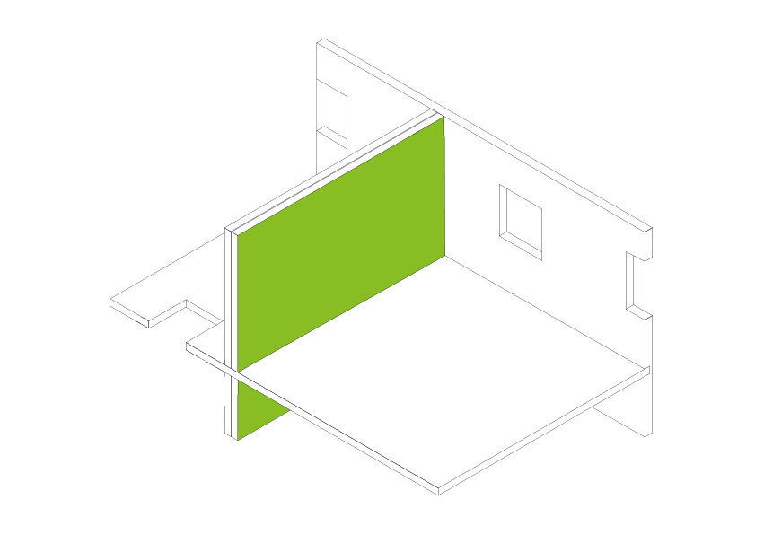 Twin frame - Split cavity