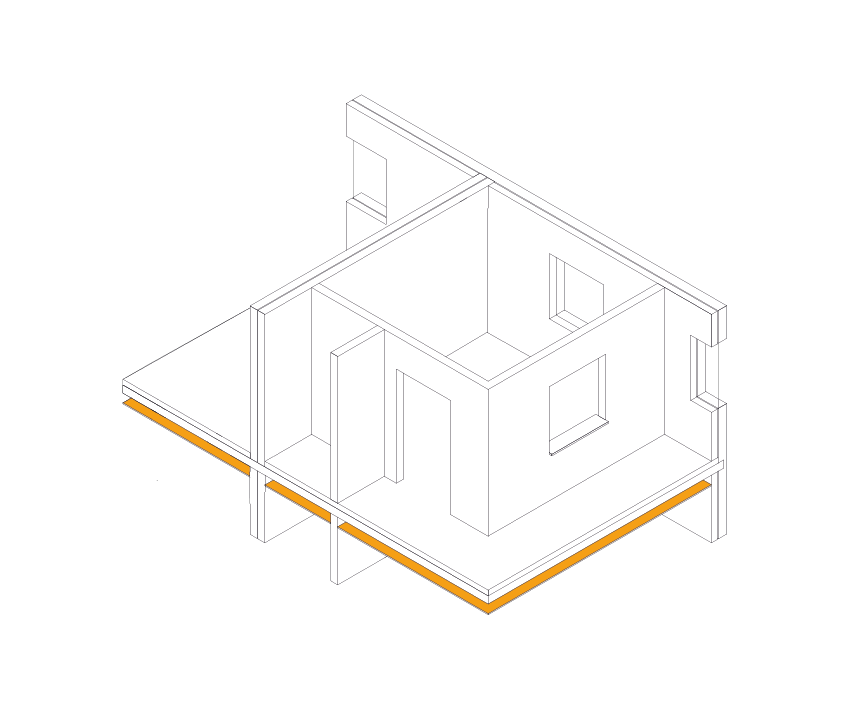 Acoustic conditioning and decorative continuous FON+ - T-60 (D) profiles