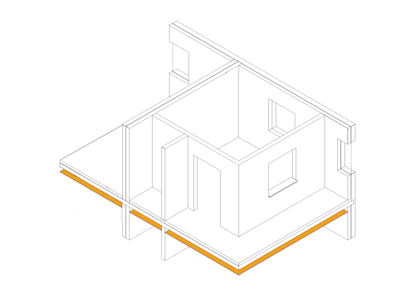 Acoustic conditioning and decorative continuous FON+ - T-60 profiles